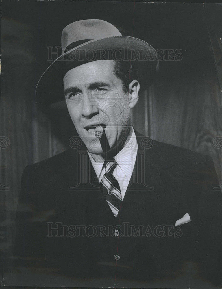 1967 Press Photo Jason Robards Actor Portrays Al Capone St. Valentine&#39;s Massacre - Historic Images