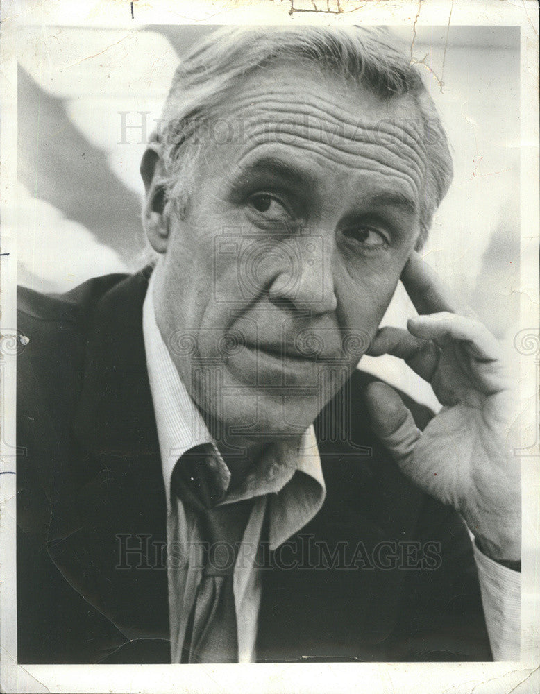 1977 Press Photo Actor Jason Robards In Eugene O&#39;Neill Play A Touch Of The Poet - Historic Images