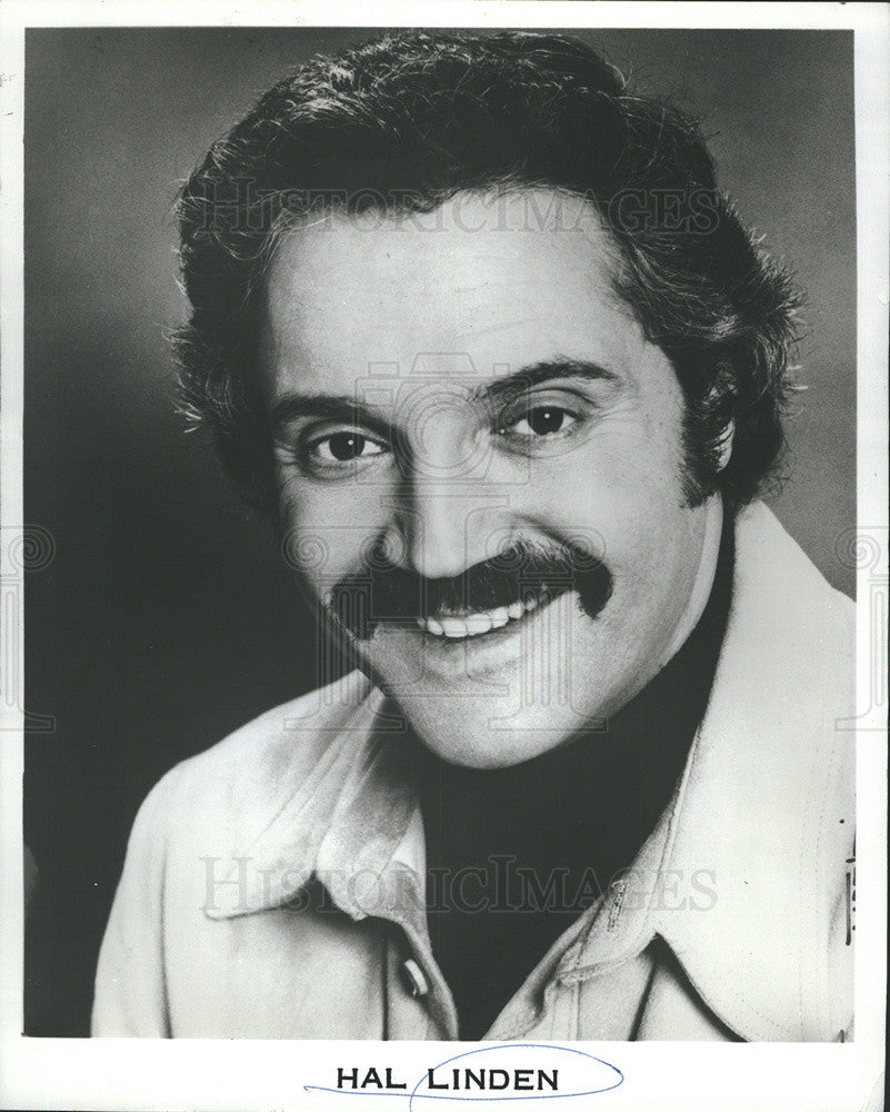 1977 Press Photo Actor Hal Linden Publicity Head Shot - Historic Images