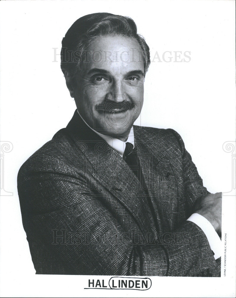 1992 Press Photo Actor Hal Linden Publicity Head Shot For Musical Concert - Historic Images