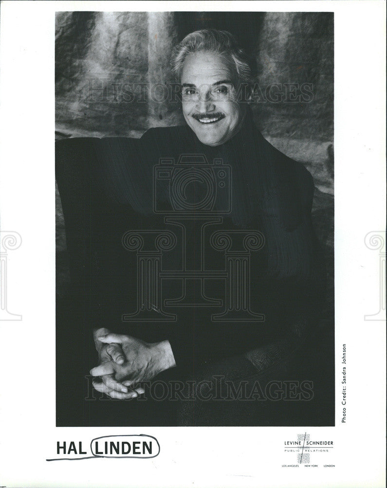 Press Photo Hal Linden Actor - Historic Images