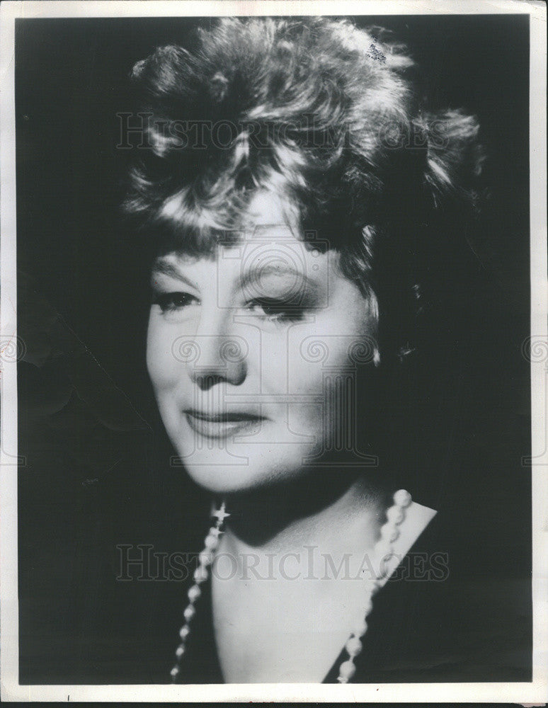 1981 Press Photo Actress Shelley Winters THE GINGERBREAD LADY - Historic Images