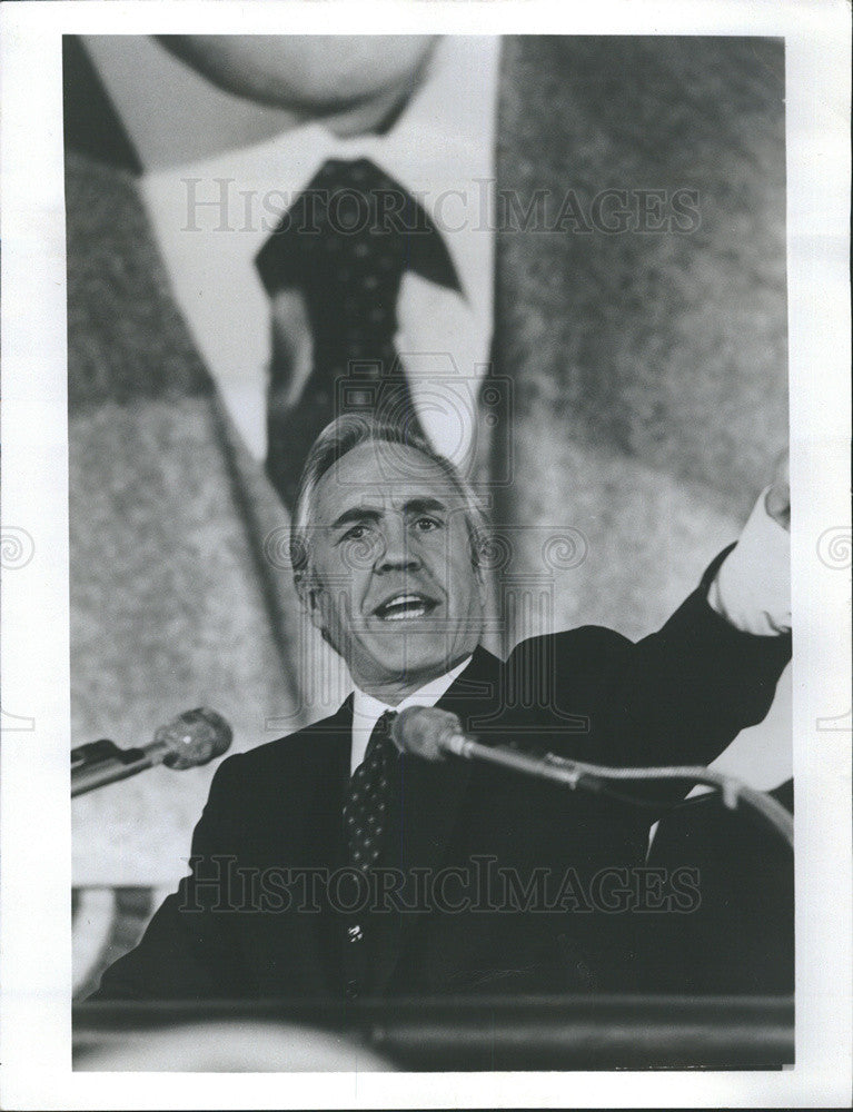 1977 Press Photo Actor Jason Robards ABC Show Washington: Behind Closed Doors - Historic Images