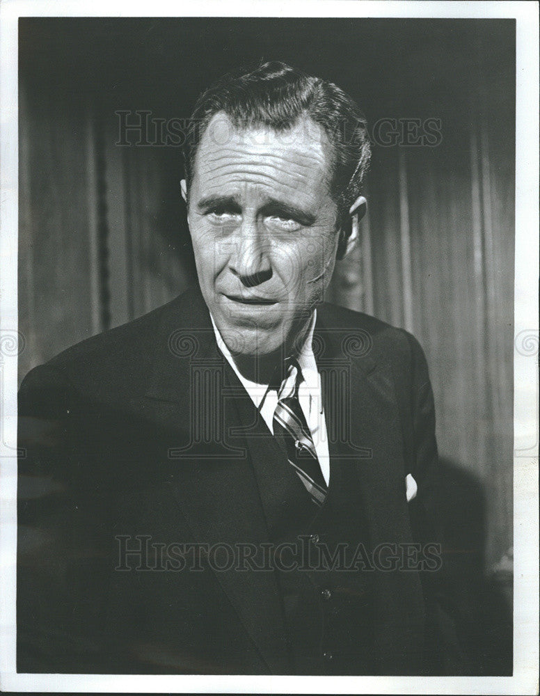 1970 Press Photo Jason Robards Actor Portrays Al Capone St. Valentine&#39;s Massacre - Historic Images