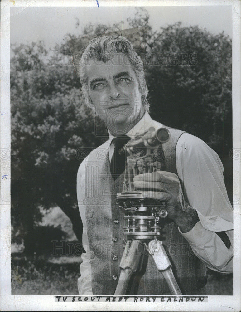 1969 Press Photo Rory Calhoun Actor Lancer Episode Legacy Series Television - Historic Images