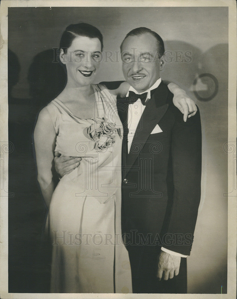 Press Photo Actors Beatrice Lilly Ernest Truex