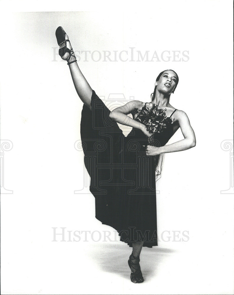 1986 Press Photo Dancer Deborah Chase - Historic Images