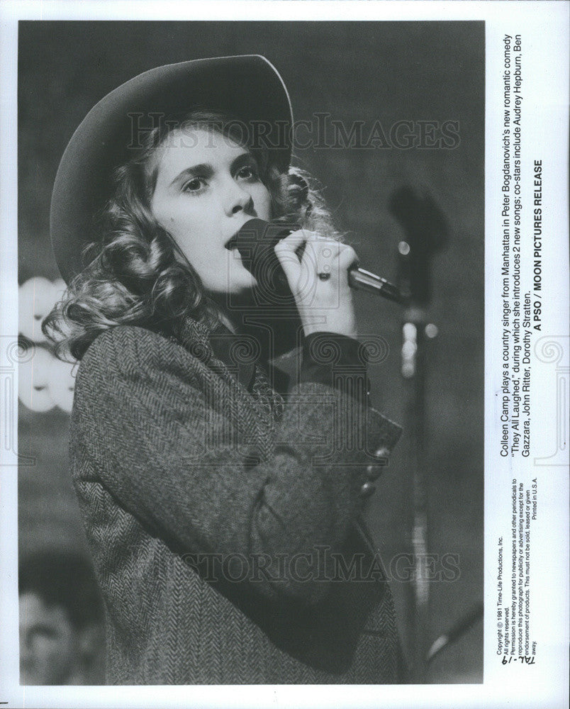 1981 Press Photo Actress Colleen Camp - Historic Images