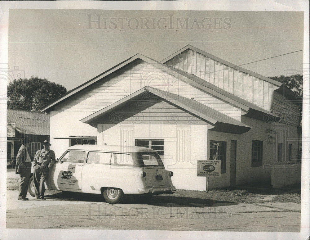 1955 Press Photo Atech, Inc. Office - Historic Images