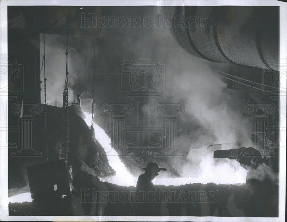 1940 Press Photo Picture Series on Steel Will - Historic Images