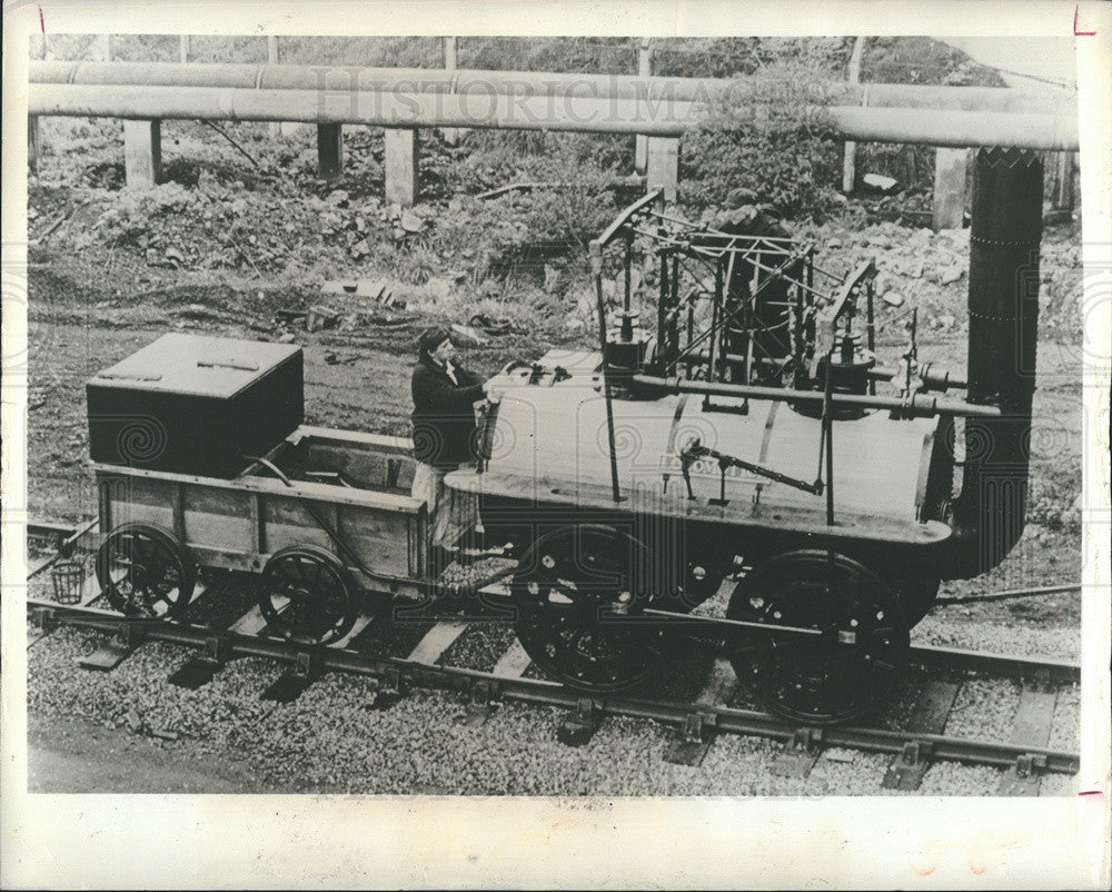 1975 Press Photo Locomotion 1, First Passenger Engine in Britain - Historic Images