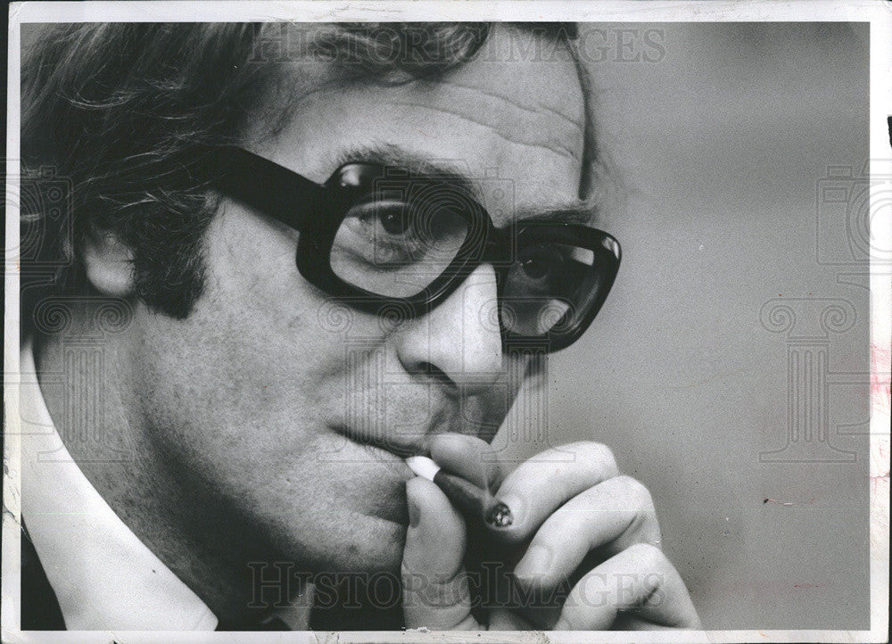 1976 Press Photo Michael Caine Actor - Historic Images