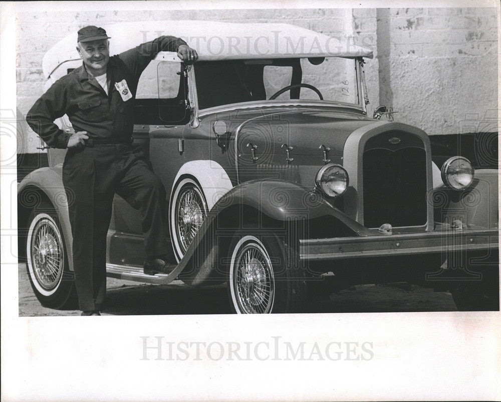 1966 Press Photo The Glassic - a remake of the Model A, made of fiber glass - Historic Images