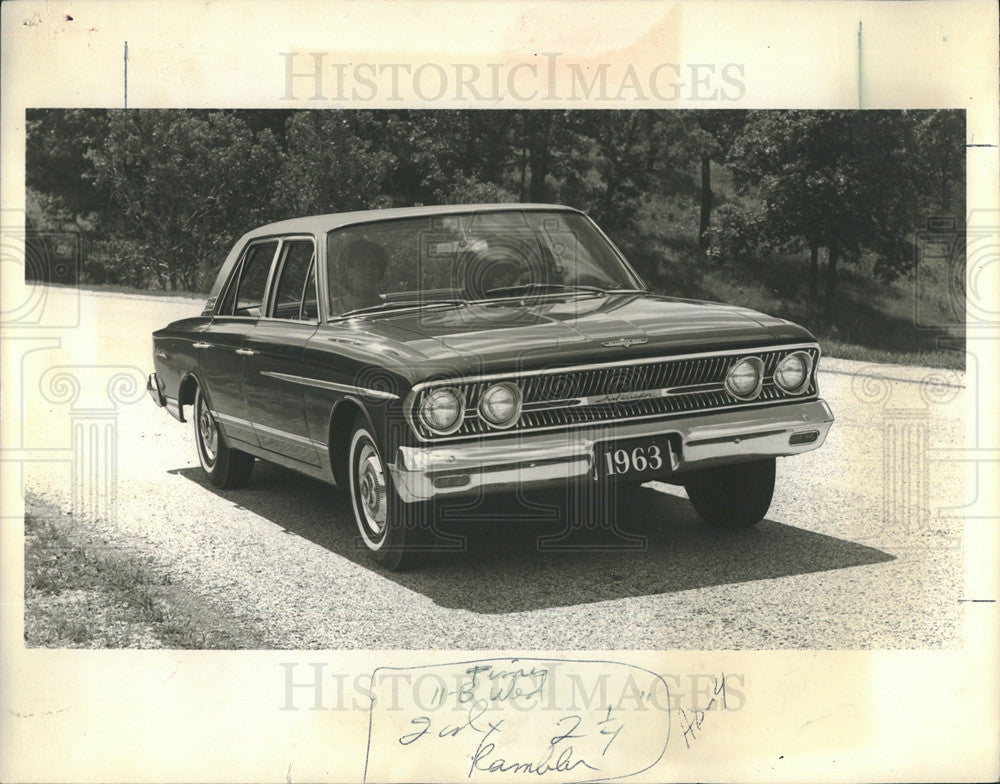 1962 Press Photo 1963 Rambler Ambassador V-8 - Historic Images