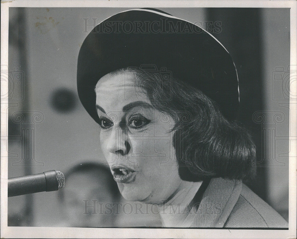 1968 Press Photo Child star Shirley Temple-Black - Historic Images