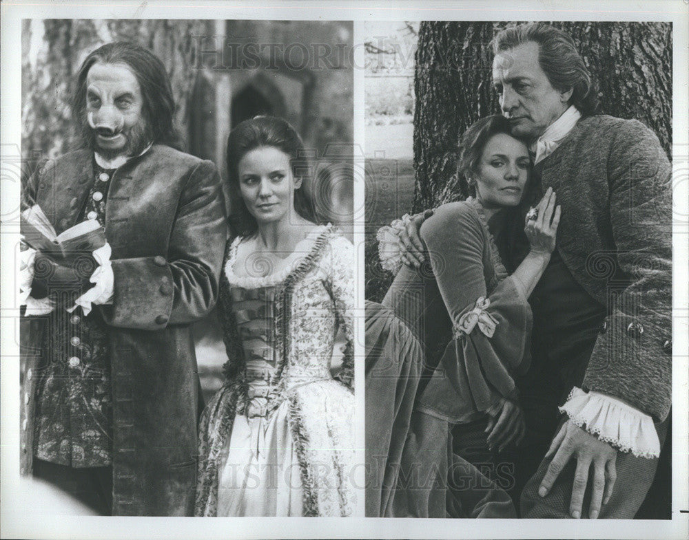 1979 Press Photo Actors George C Scott and oterh in &quot;Beauty and the Beast&quot; - Historic Images