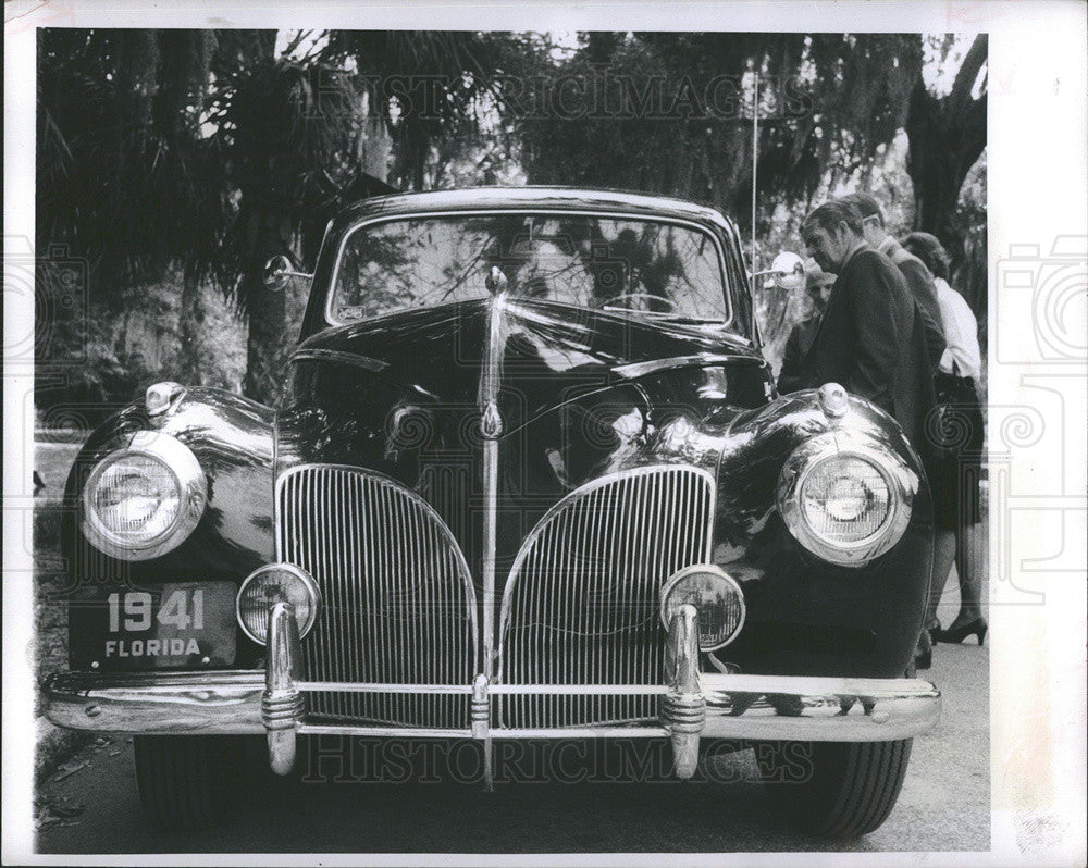 1972 Press Photo Tampan E. M. Vander Velde&#39;s 1941 Lincoln - Historic Images