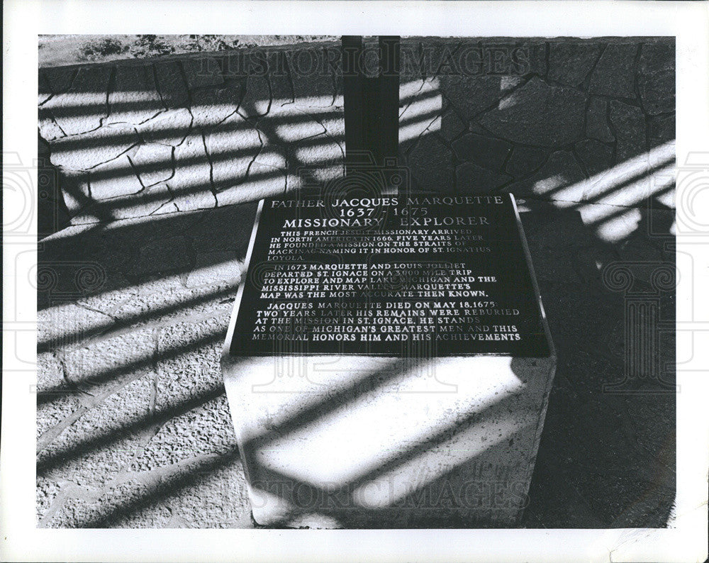 1981 Press Photo Frn Marquette memorial shrine - Historic Images