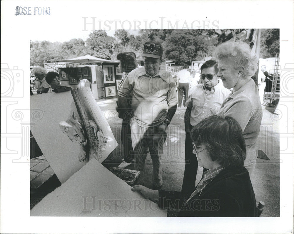 1984 Press Photo 10th Annual Palm Harbor Arts, Craft and Music Festival - Historic Images