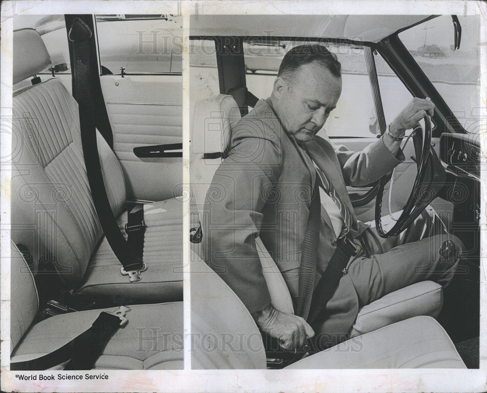 1986 Press Photo New Seat Belt Law Encourages Auto Safety - Historic Images