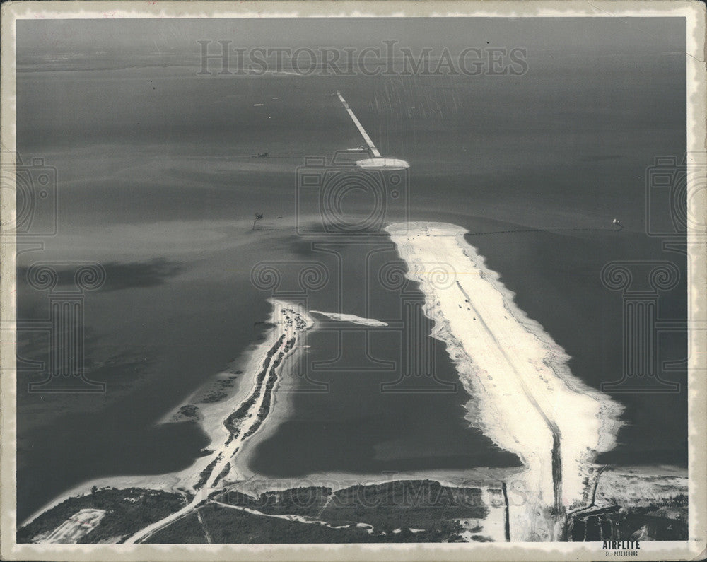 1987 Press Photo Howard Frankland Bridge. It opened to traffic 1960 - Historic Images