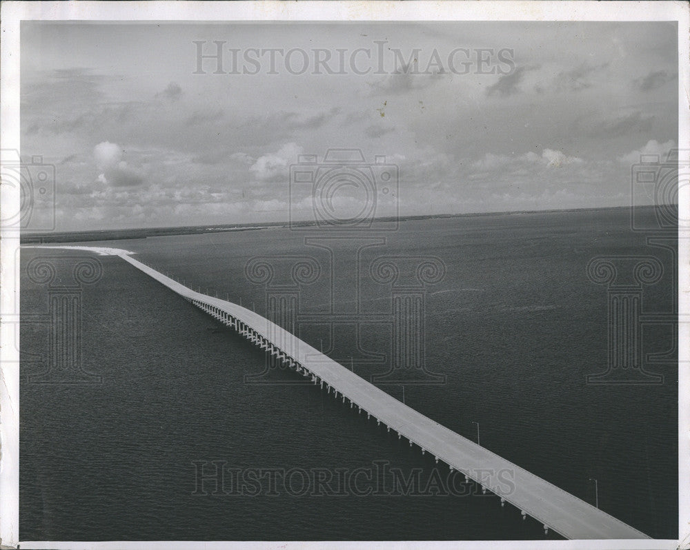 1987 Press Photo Howard Frankland Bridge carries 74,000 commuters everyday - Historic Images