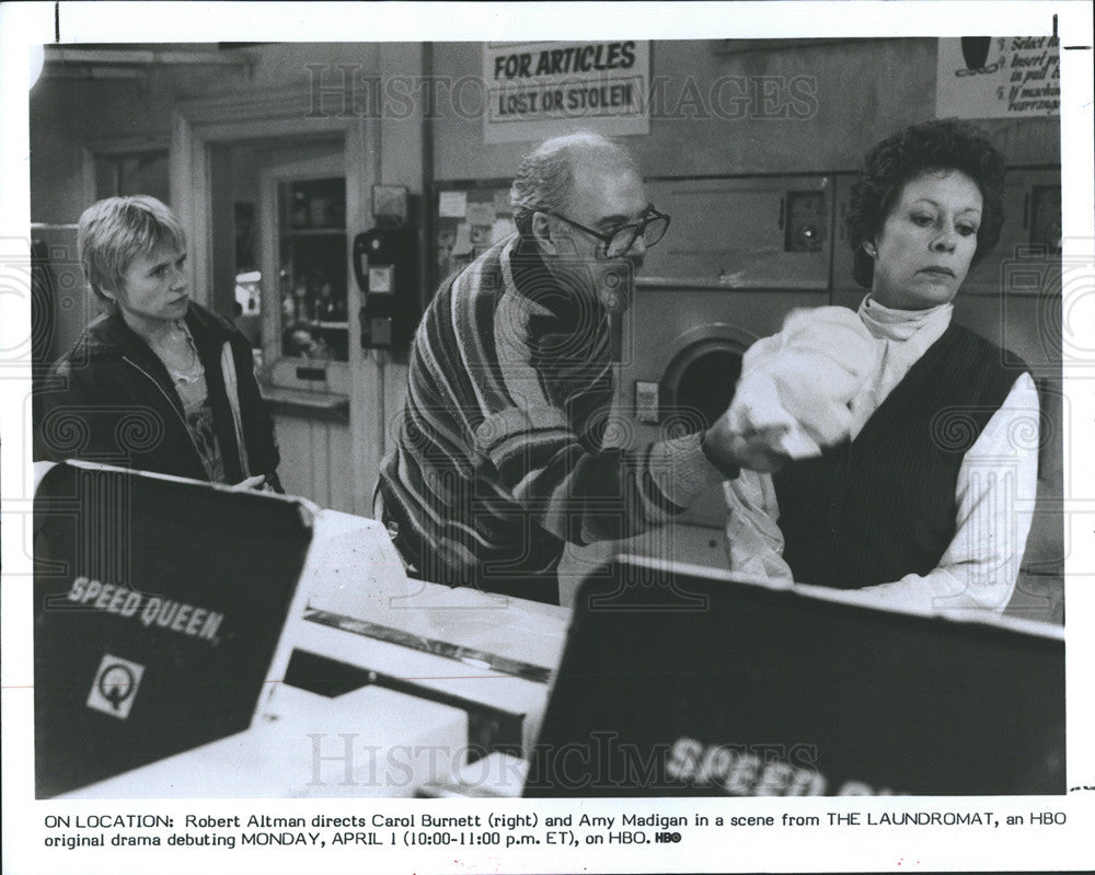 1985 Press Photo The Laundromat Carol Burnett Amy Madigan Robert Altman - Historic Images