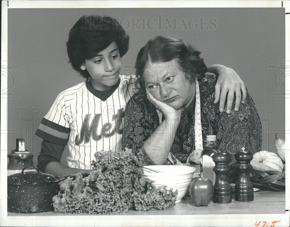 1984 Press Photo Evan Richards &amp; Lila Kaye in &quot;Mama Malone&quot; - Historic Images