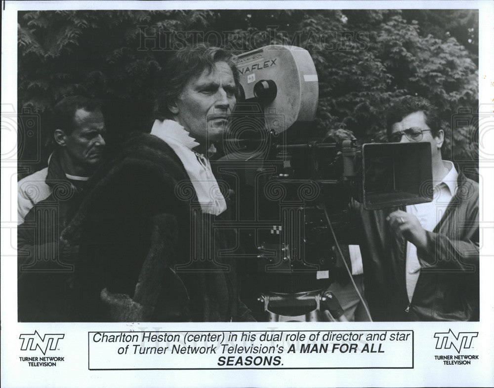 Press Photo 1966 Charlton Heston Acting &amp; Directing in &quot;A Man for All Seasons&quot; - Historic Images