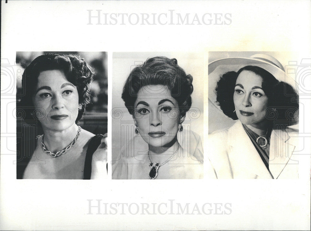 1986 Press Photo Faye Dunaway Actress Mommie Dearest - Historic Images