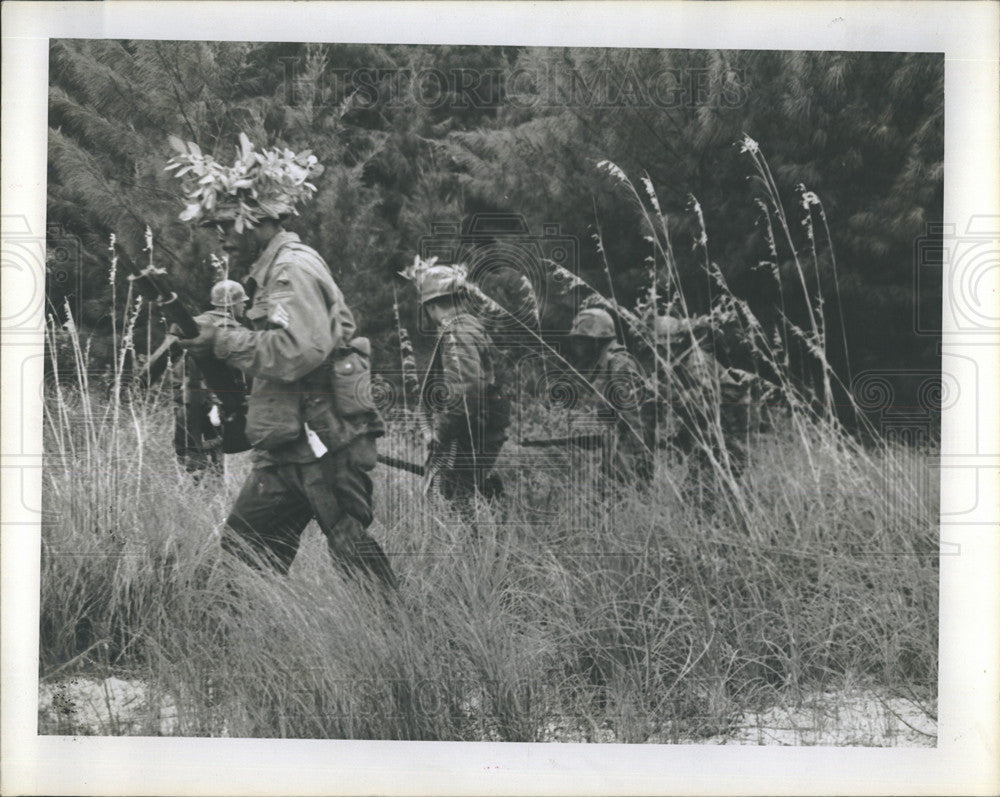 Press Photo Armed forces training in Florida - Historic Images