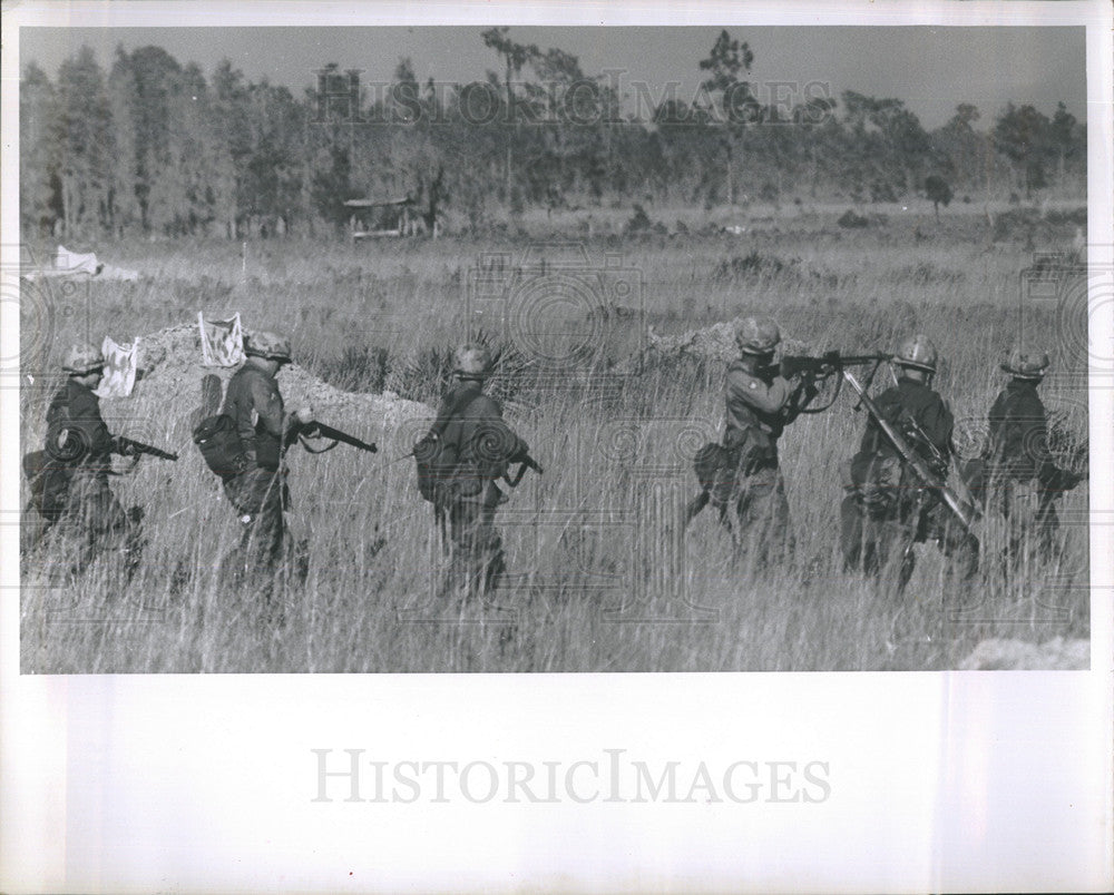 Press Photo Military training in Florida - Historic Images