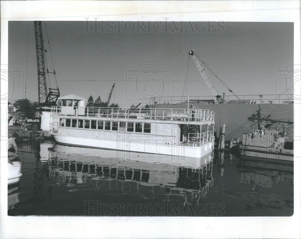 1984 Press Photo Ferry, Gibralter - Historic Images