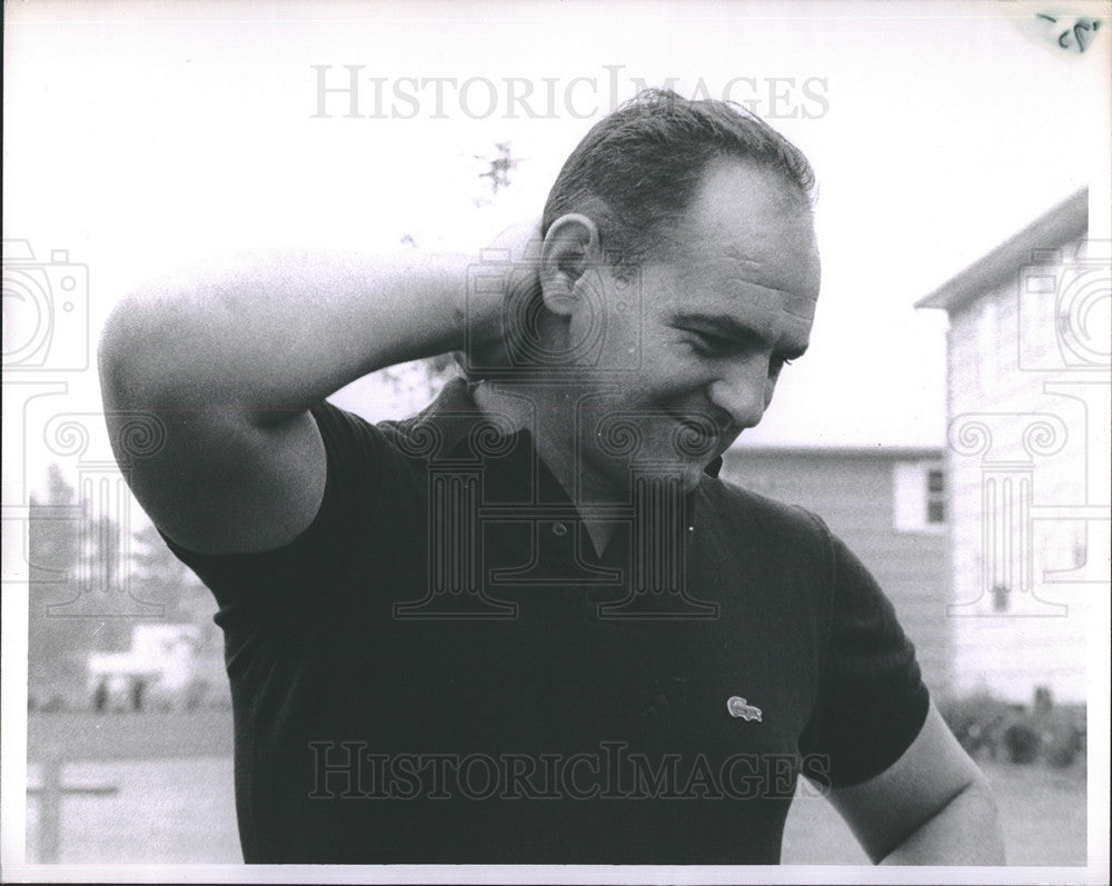 Press Photo New York Giants Ray Wietecha - Historic Images