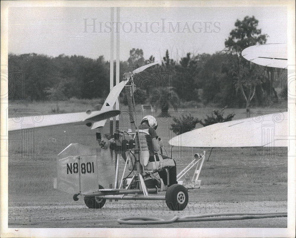 1969 Press Photo Gyrocopters, Zephyrhills, Chuck Beaty, Gary Yanson - Historic Images