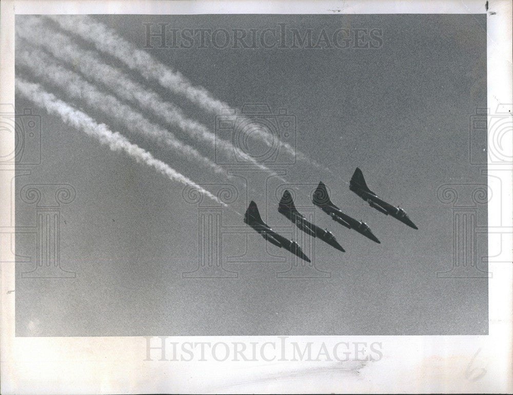 1978 Press Photo Blue Angels Precision Jet Team - Historic Images