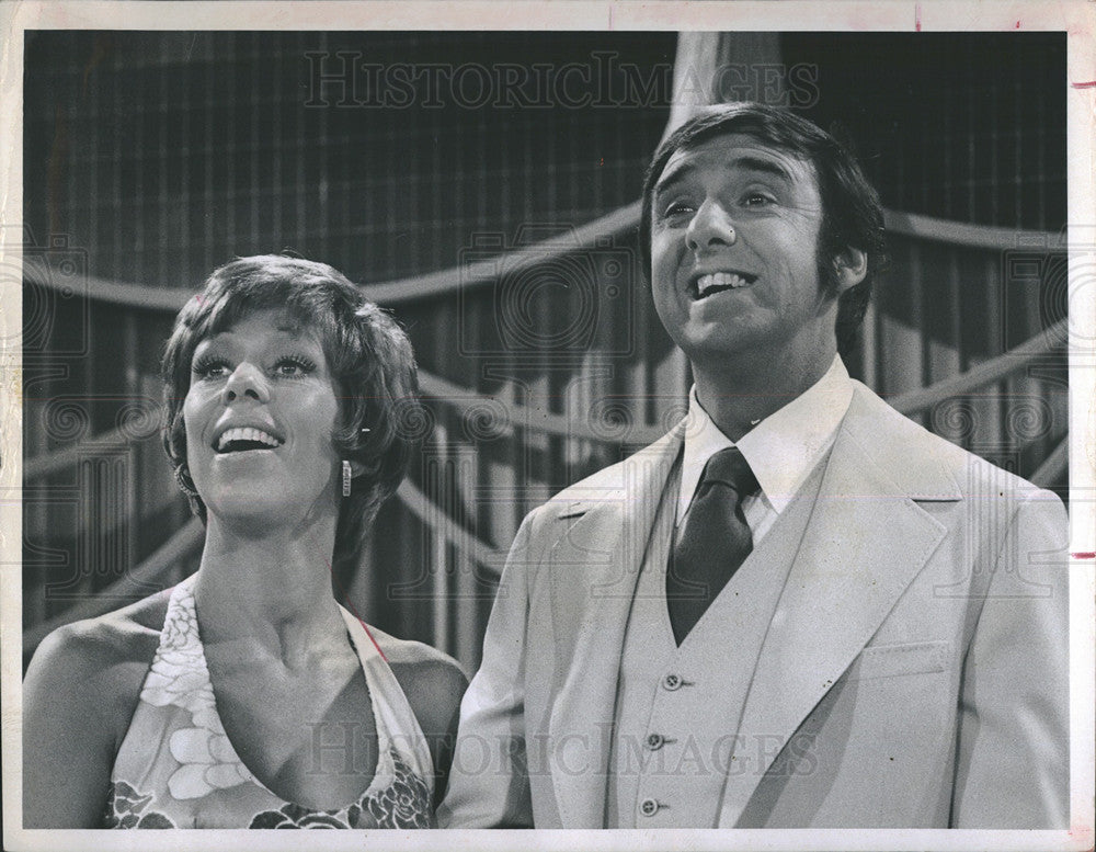 1970 Press Photo Carol Burnett &amp; Jim Nabors on &quot;The Carol Burnett Show&quot; - Historic Images