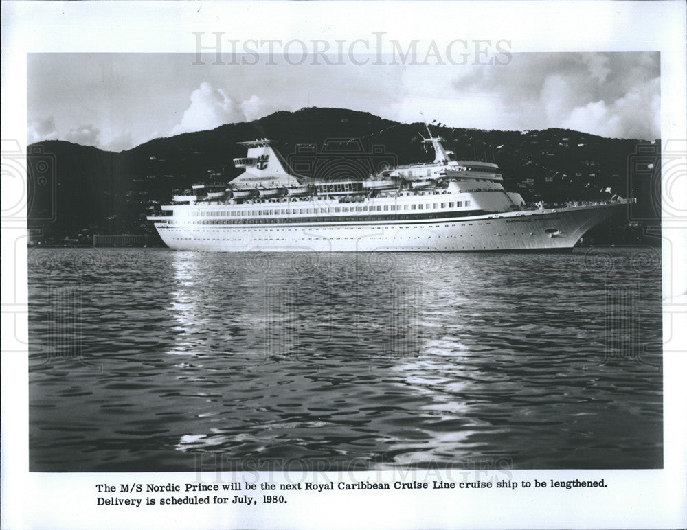 1978 Press Photo M/S Nordic Prince, Royal Caribbean Cruise Line - Historic Images