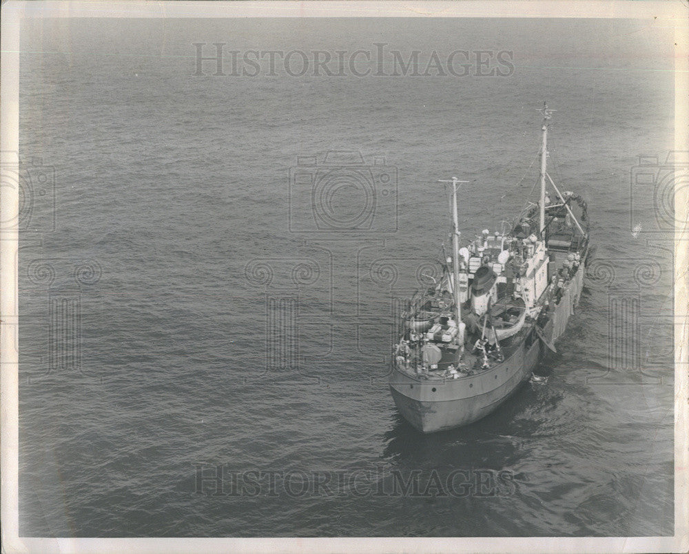 1951 Press Photo Russia Fishing Fleet - Historic Images