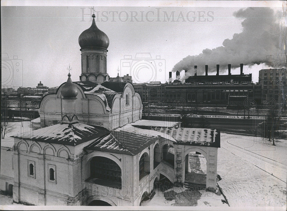 1973 Press Photo Little Church of the Conception of Pious Anna in Moscow - Historic Images