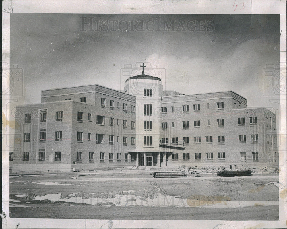 1952 Press Photo Cheyenne Wyoming Hospital - Historic Images