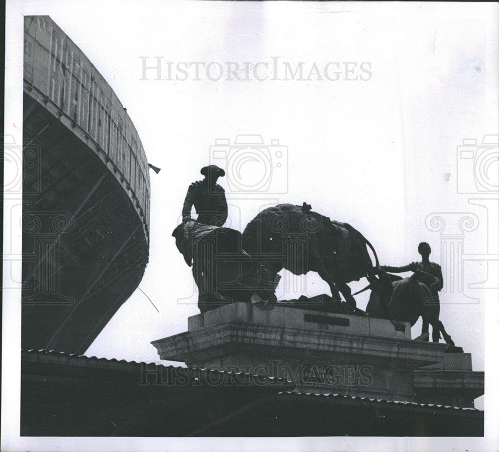 1960 Press Photo Plaza Mexico Bull Ring Mexico City - Historic Images