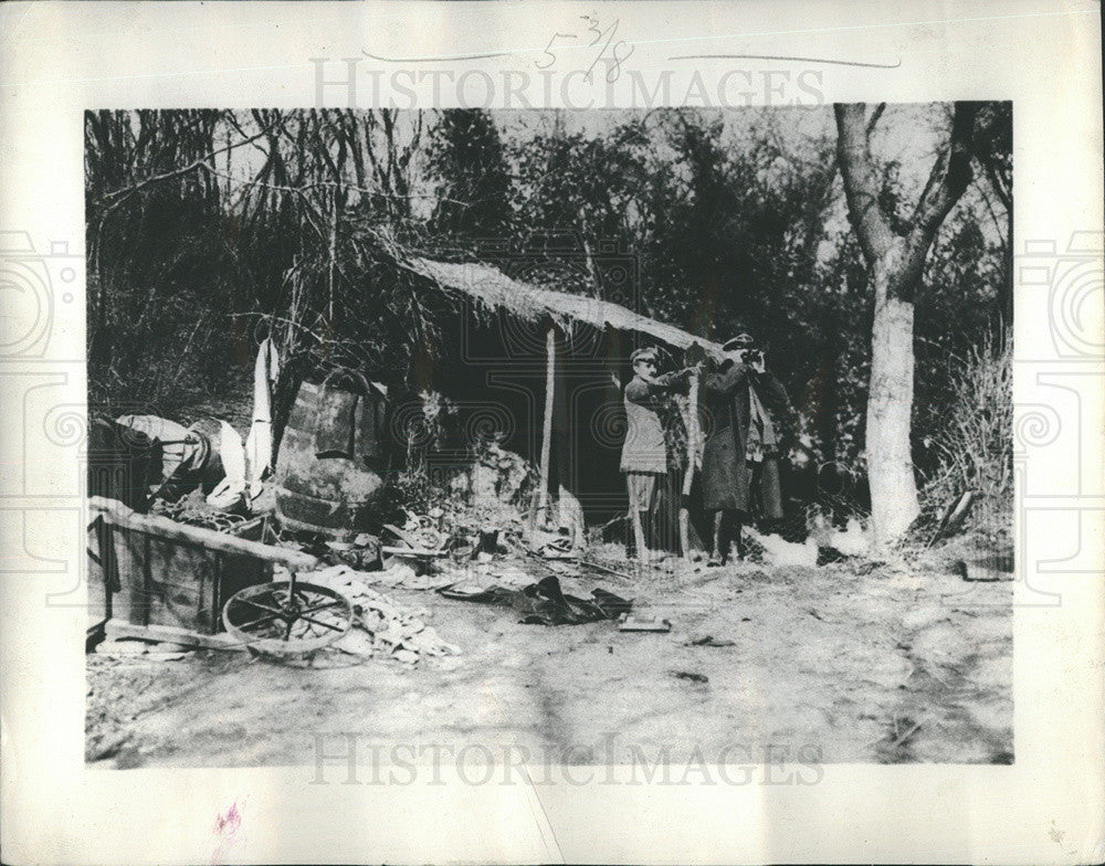 1937 Press Photo German Propaganda French Shelter - Historic Images