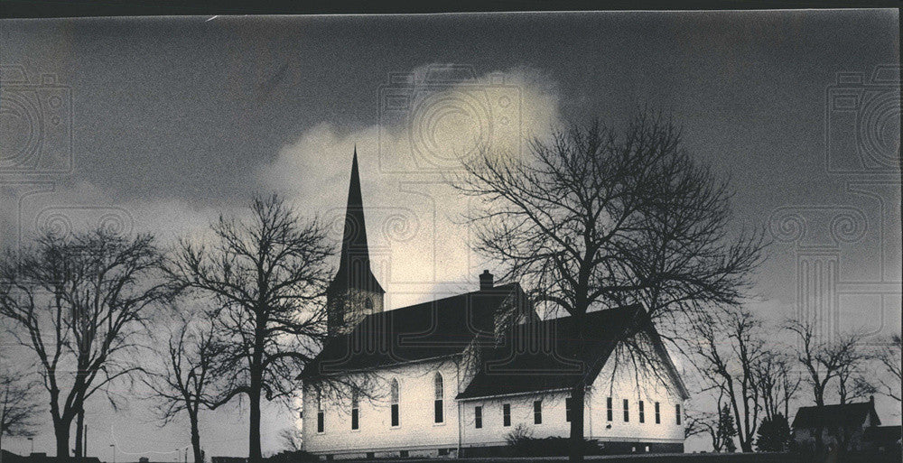 1985 Press Photo St. John United Church Palatine Illinois - Historic Images