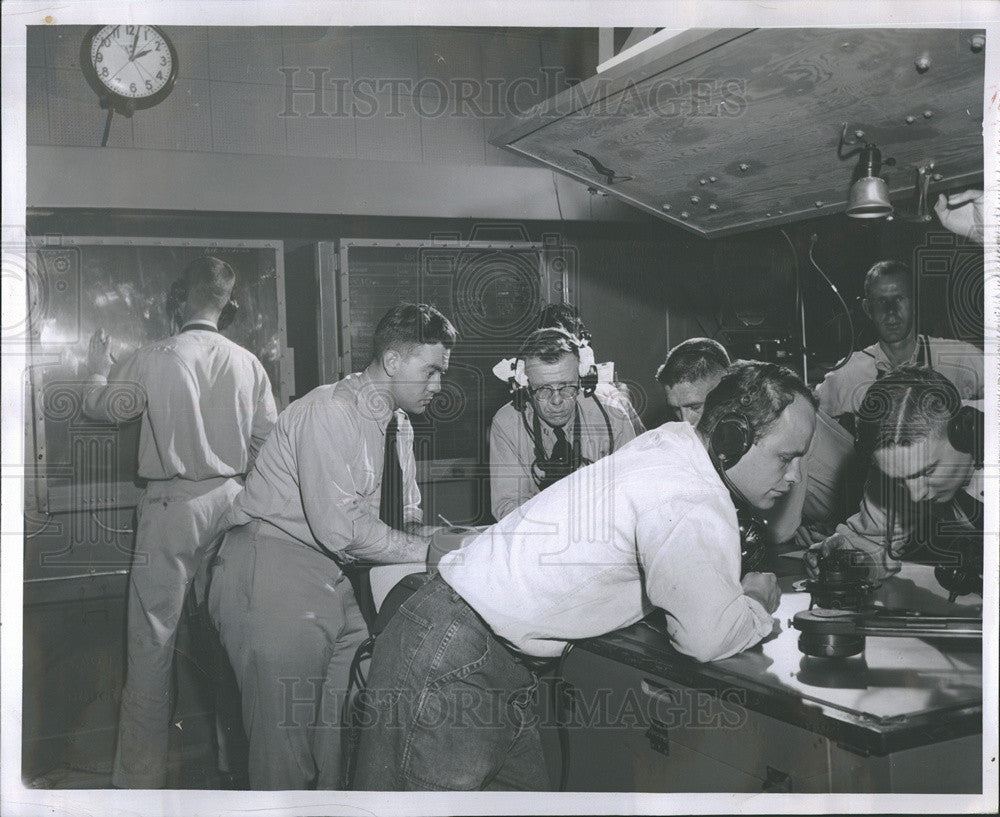 1955 Press Photo Denver Navy reserve - Historic Images