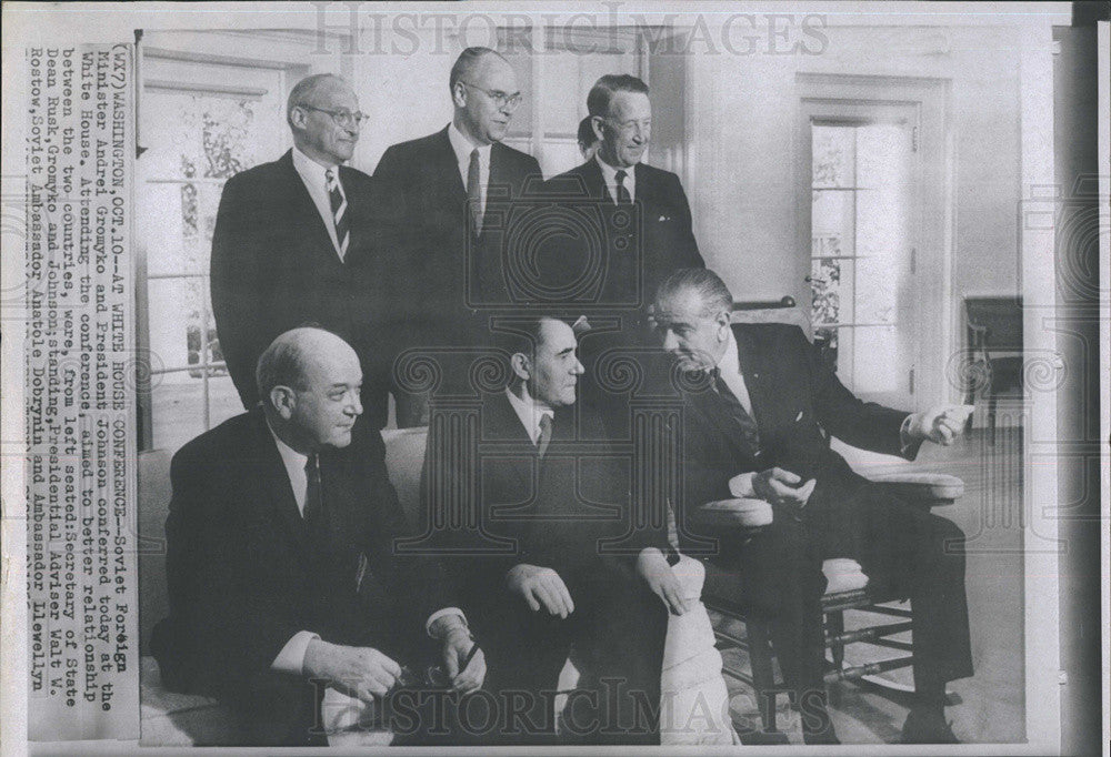 1955 Press Photo Soviet Foreign Minister Andrei Gromyko - Historic Images