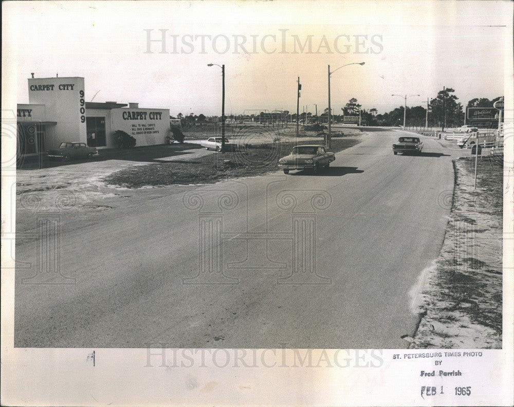 1965 Press Photo 4th Street and Gandy - Historic Images