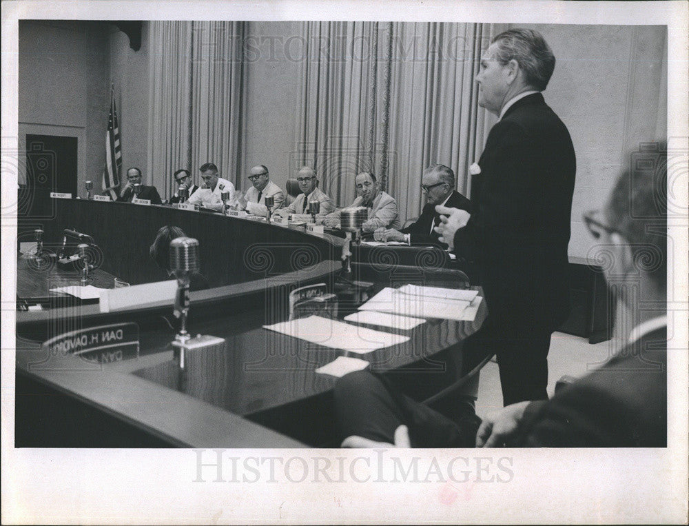 1968 Press Photo of Martin Roess, Financier, Lawyer, Developer. - Historic Images