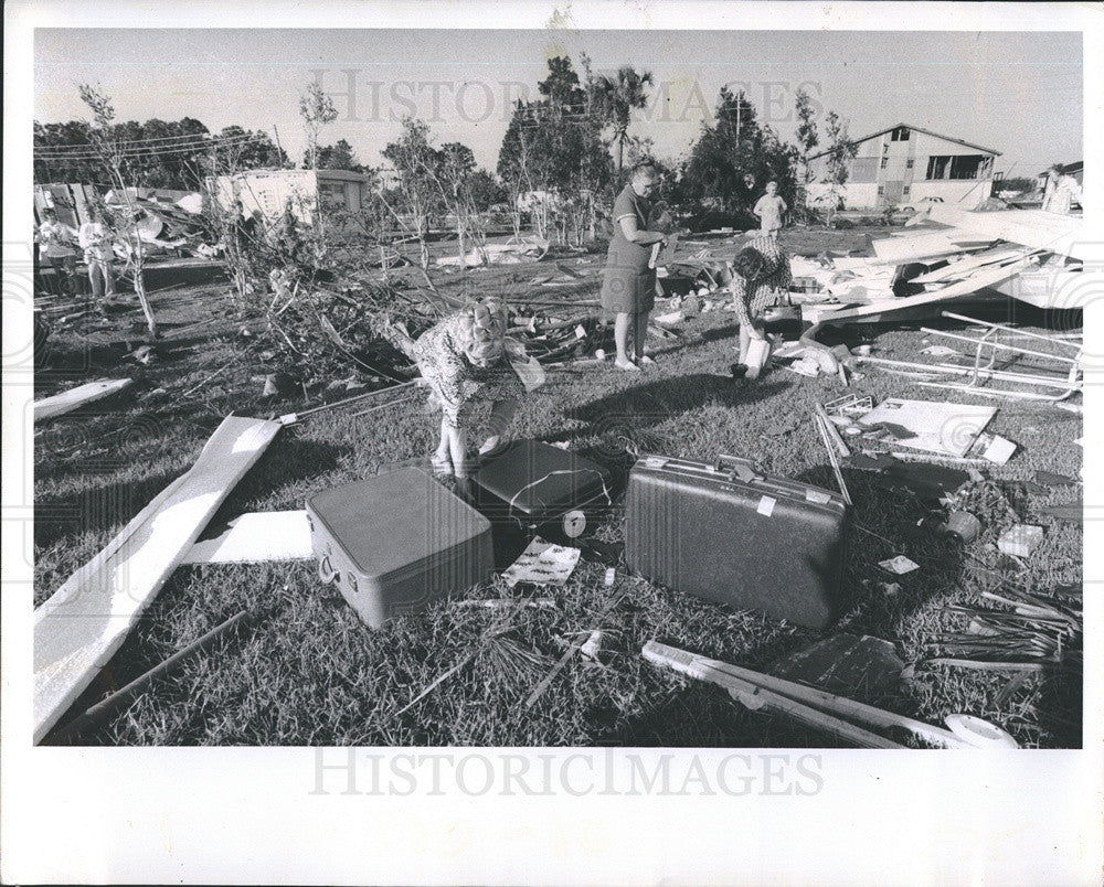 1973 Press Photo El Dorado trailer parck damage - Historic Images