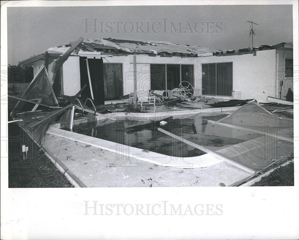 1972 Press Photo Tornado Damage - Historic Images